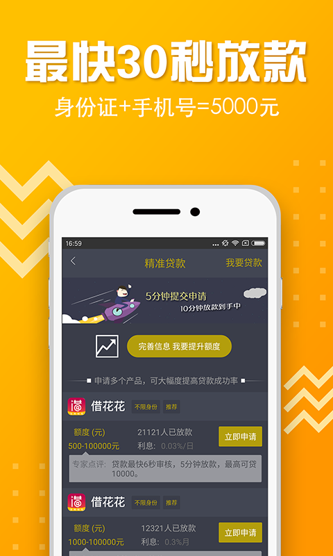 闪电借钱花