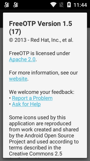 freeotp authenticator