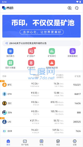 币印矿池官网版