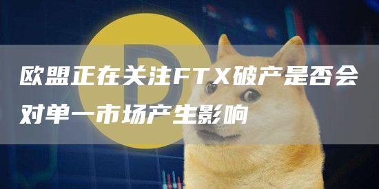 欧盟正在关注FTX破产是否会对单一市场产生影响1
