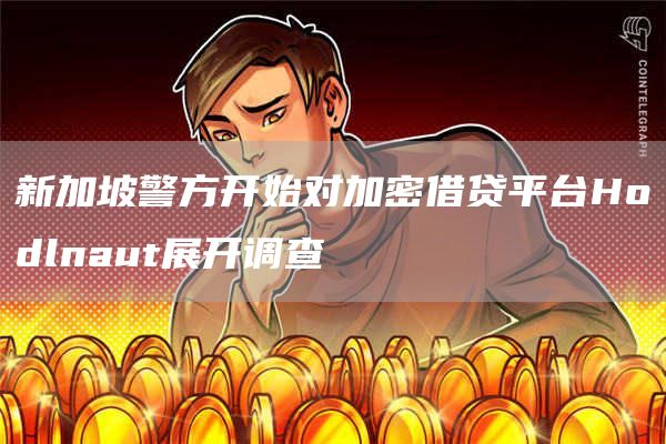 新加坡警方开始对加密借贷平台Hodlnaut展开调查1