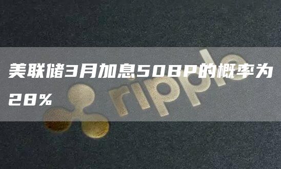 美联储3月加息50BP的概率为28%1