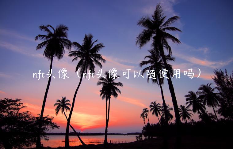 nft头像（nft头像可以随便用吗）-第1张图片-欧意下载
