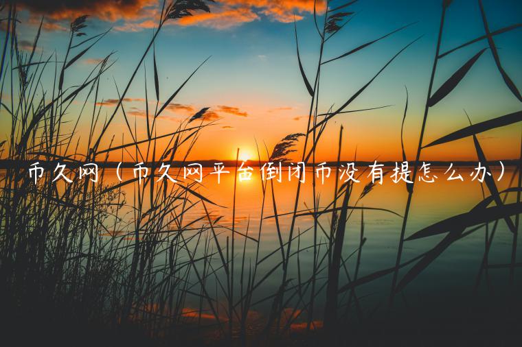 币久网（币久网平台倒闭币没有提怎么办）-第1张图片-欧意下载