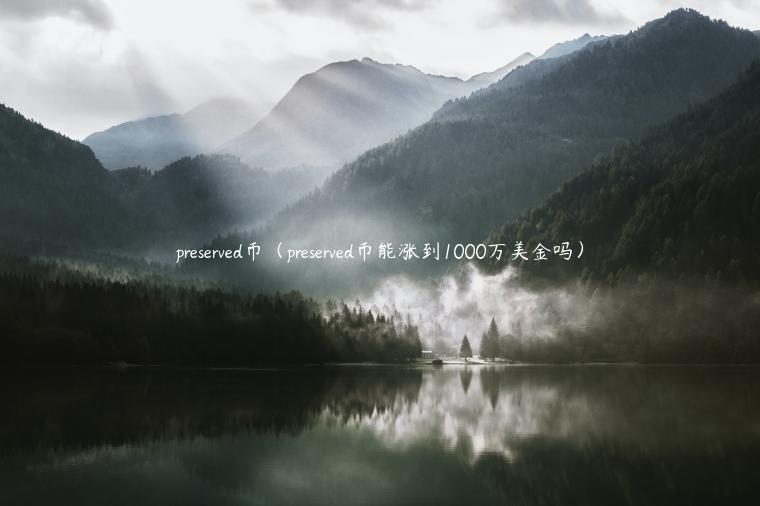prsrvd币（prsrvd币能涨到1000万美金吗）-第1张图片-欧意下载