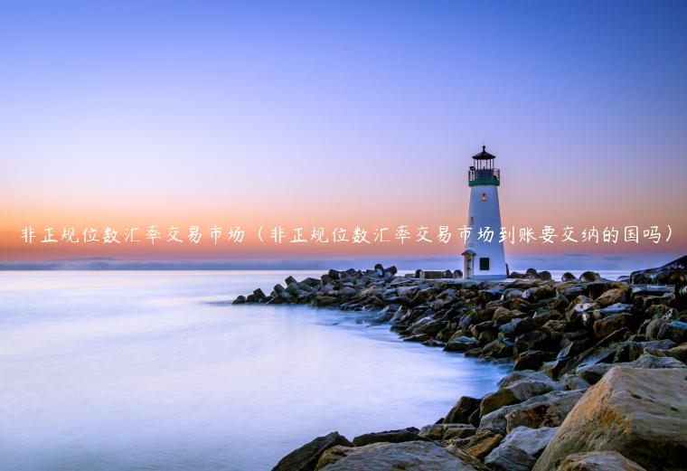 非正规位数汇率交易市场(非正规位数汇率交易市场到账要交纳的国吗)-第1张图片-欧意下载 非正规位数汇率交易市场(非正规位数汇率交易市场到账要交纳的国吗)-第1张图片-欧意下载