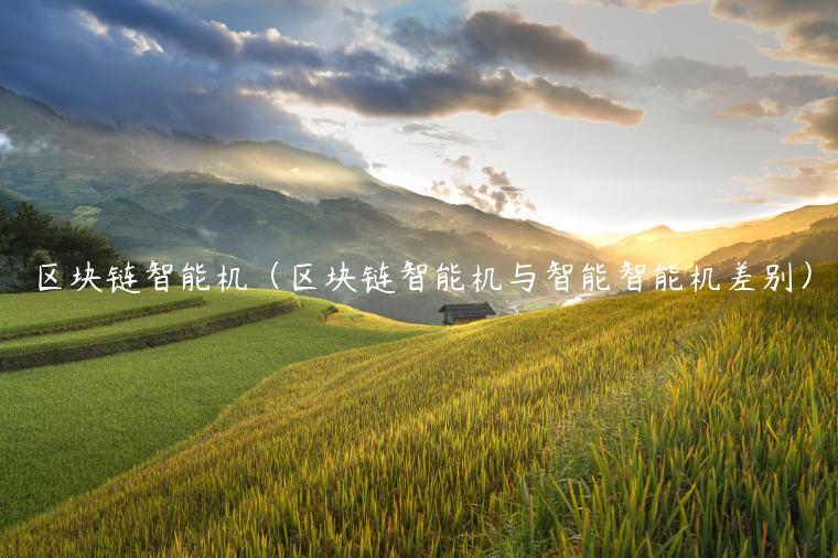 区块链智能机（区块链智能机与智能智能机差别）-第1张图片-欧意下载