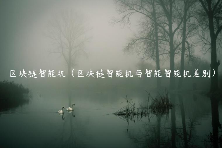 区块链智能机（区块链智能机与智能智能机差别）-第1张图片-欧意下载