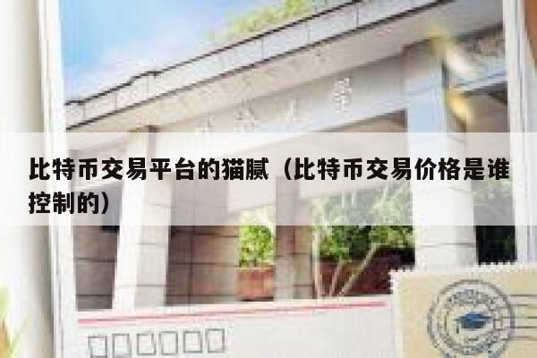 比特币交易平台的猫腻（比特币交易价格是谁控制的）-第1张图片-欧意下载
