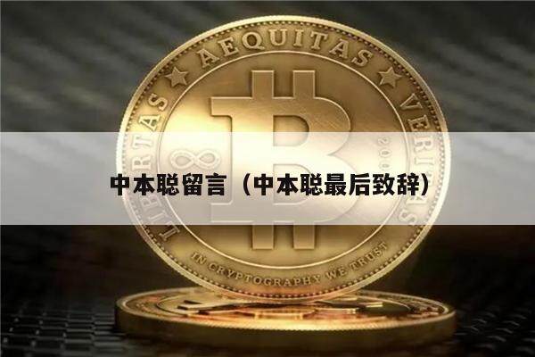 中本聪留言（中本聪最后致辞）-第1张图片-欧意易下载