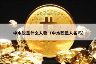 中本聪是什么人物（中本聪是人名吗）
