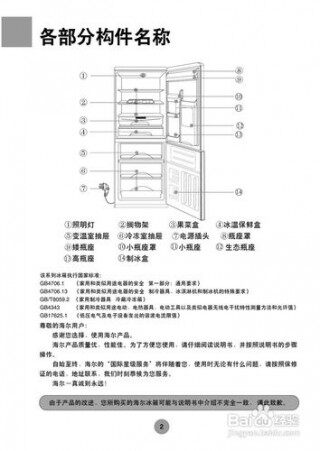 海尔bcd259dvc说明书,海尔bcd252说明书
