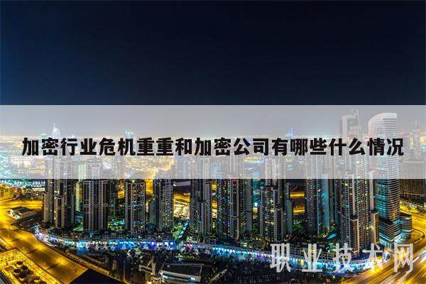 加密行业危机重重和加密公司有哪些什么情况-第1张图片-欧意易下载