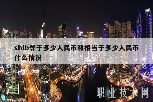 shlb等于多少人民币和相当于多少人民币什么情况-第1张图片-欧意易下载