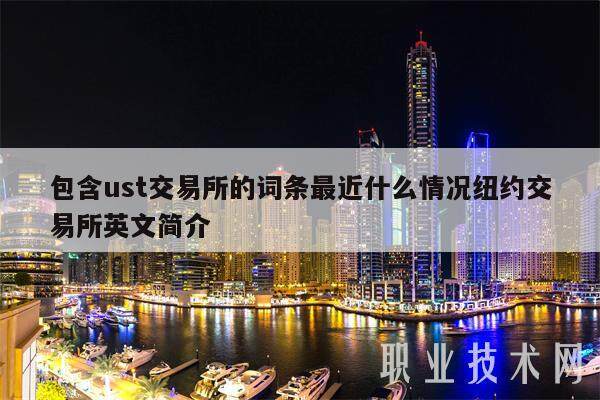 包含ust交易所的词条最近什么情况纽约交易所英文简介-第1张图片-欧意易下载