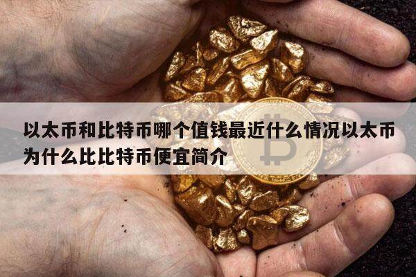 以太币和比特币哪个值钱最近什么情况以太币为什么比比特币便宜简介-第1张图片-欧意易下载