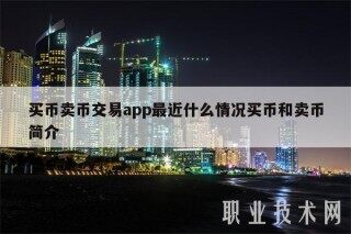 买币卖币交易app最近什么情况买币和卖币简介
