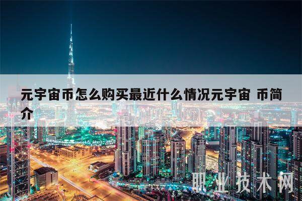 元宇宙币怎么购买最近什么情况元宇宙 币简介-第1张图片-欧意易下载