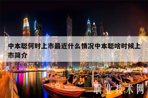 中本聪何时上市最近什么情况中本聪啥时候上市简介-第1张图片-欧意易下载