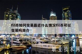 fil币如何交易最近什么情况fil币可以交易吗简介