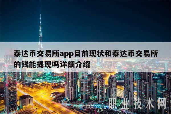 泰达币交易所app目前现状和泰达币交易所的钱能提现吗详细介绍-第1张图片-欧意易下载