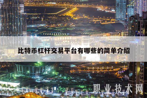 比特币杠杆交易平台有哪些的简单介绍-第1张图片-欧意易下载