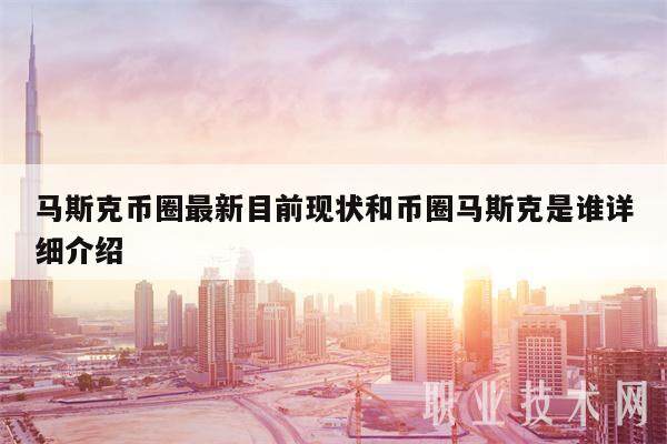 马斯克币圈最新目前现状和币圈马斯克是谁详细介绍-第1张图片-欧意易下载